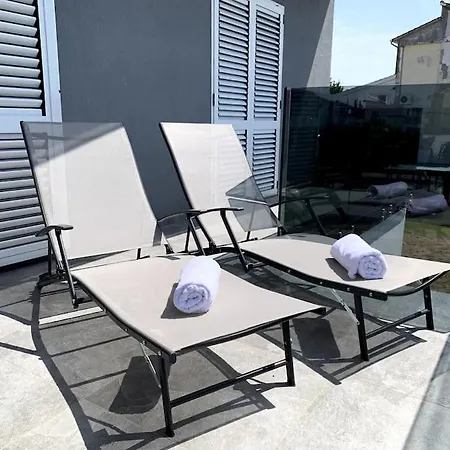 Modern Sea View Apartment, 3 Min To Beach, Parking & Ac Apartment Vodice